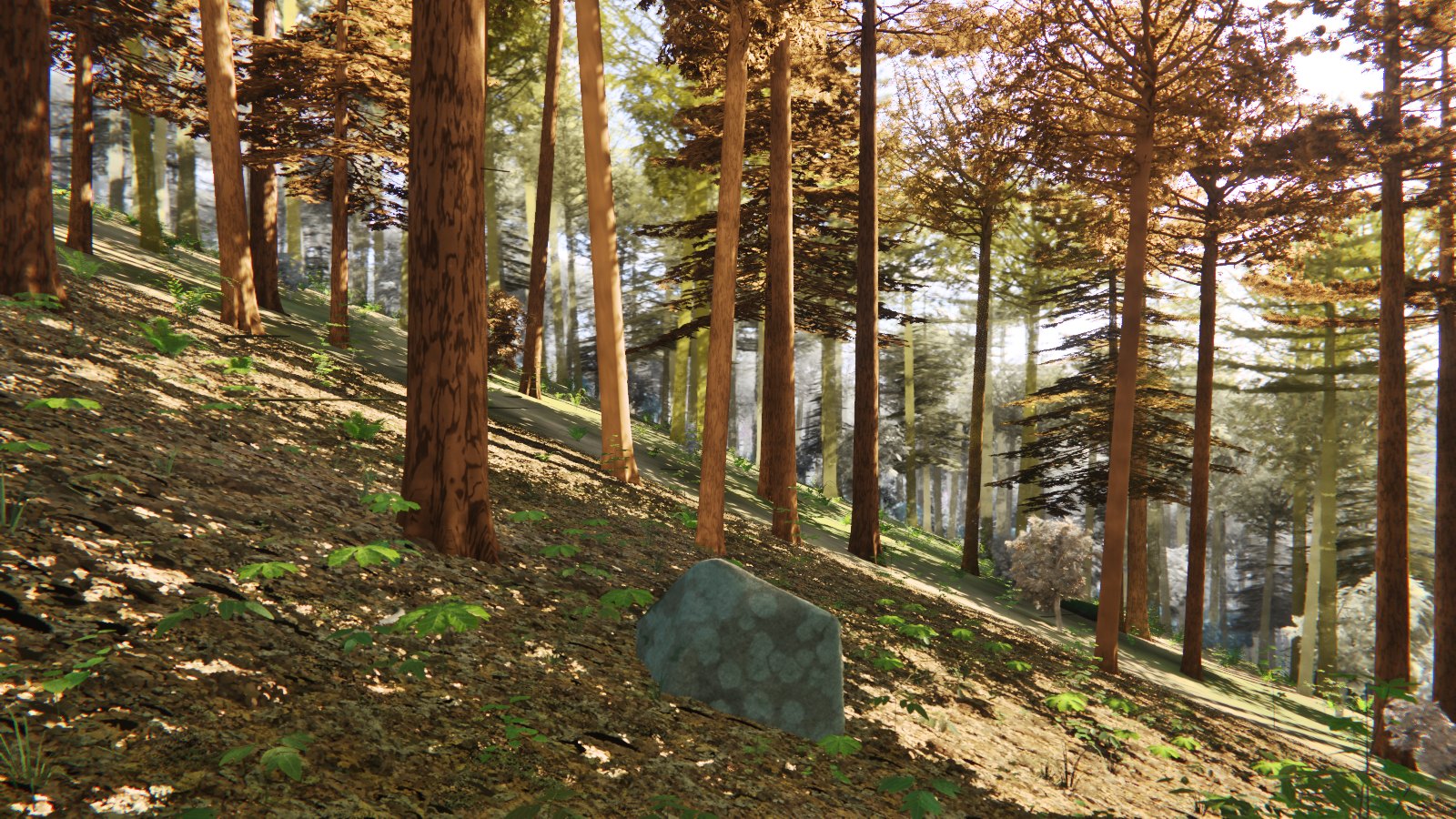 The same view, each tree tinted by how it is drawn